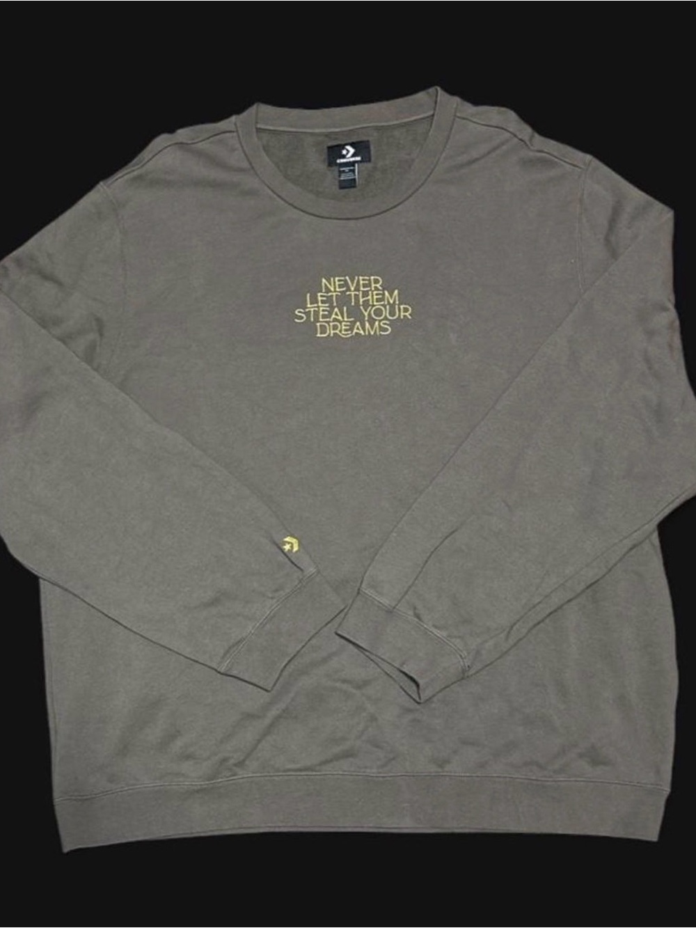 Converse x Wonka French Terry Crew Brown Sweatshirt